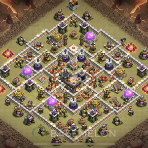 Town Hall Level 11 War Base Design, Anti 2 Stars, Anti Everything, Layout #834