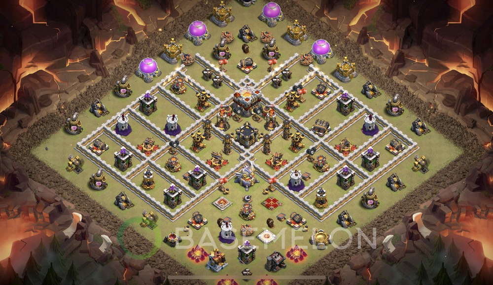 Town Hall Level 11 War Base Design 2024, Anti 3 Stars, Anti Everything, Layout #866