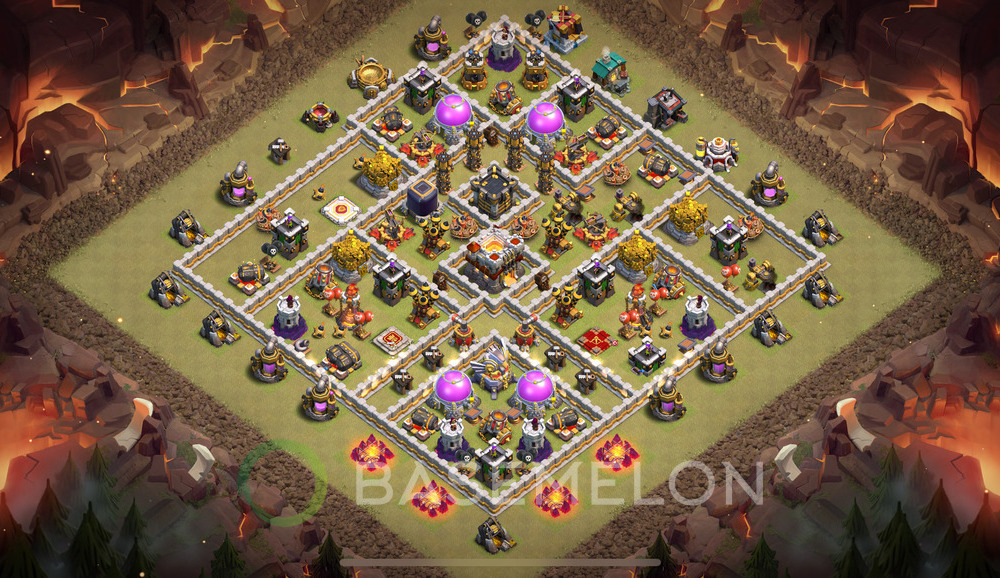 Town Hall Level 11 War Base Design 2024, Anti 2 Stars, Anti Everything, Layout #919