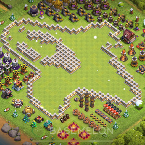 Town Hall Level 11 Progress Base Design 2025, Layout #968