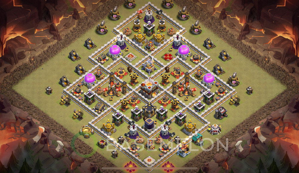 Town Hall Level 11 War Base Design 2024, Anti 3 Stars, Anti Everything, Layout #986