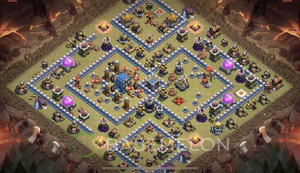 Town Hall Level 12 War Base Design 2025, Max Levels, Legend League, Layout #1125