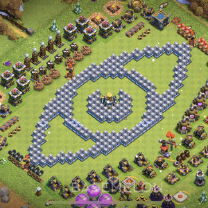 Town Hall Level 12 Progress Base Design 2025, Layout #1214