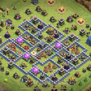 Rathaus Level 12 Farmen Base 2025, Layout #1363