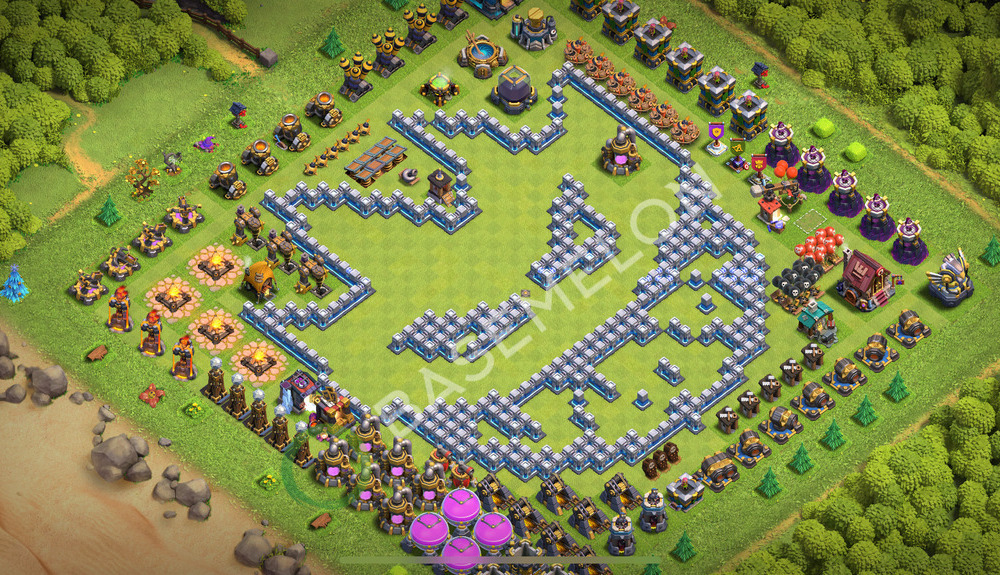 Town Hall Level 12 Progress Base Design 2026, Layout #1380