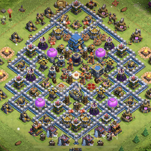 Town Hall Level 12 Farm Base Design 2025, Anti 2 Stars, Hybrid, Layout #1426