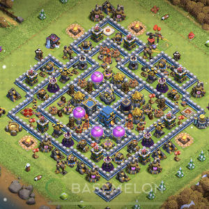 Town Hall Level 12 Farm Base Design 2025, Max Levels, Anti 2 Stars, Layout #1457