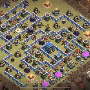 Rathaus Level 12 Krieg Base 2025, Max Level, Anti Alles, Layout #1691