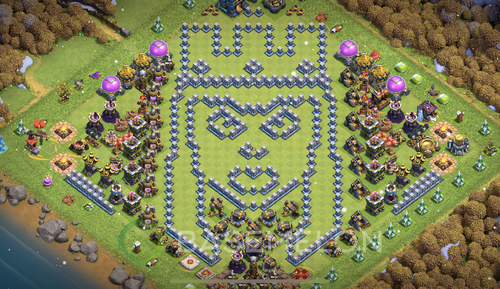 Town Hall Level 12 Progress Base Design 2025, Layout #1702