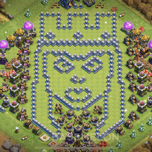 Rathaus Level 12 Progress Base 2025, Layout #1702