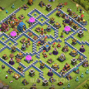 Town Hall Level 12 Farm Base Design 2025, Max Levels, Hybrid, Layout #1931