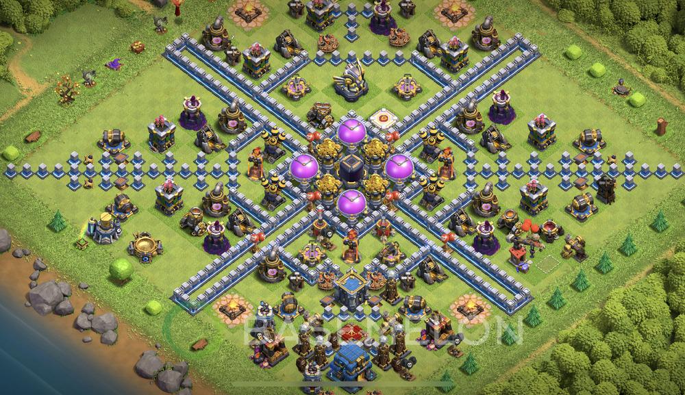 Hôtel de Ville Level 12 Farming Base  2025, Niveaux max, Village #1939
