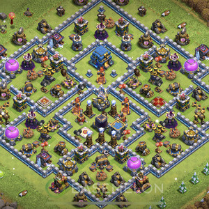 Town Hall Level 12 Farm Base Design 2025, Max Levels, Anti Everything, Layout #2082