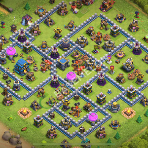 Town Hall Level 12 Farm Base Design 2026, Anti 3 Stars, Anti Everything, Layout #2095