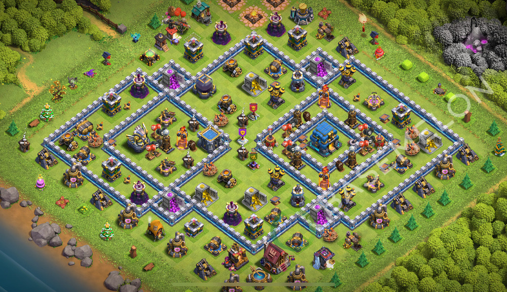 Town Hall Level 12 Farm Base Design 2025, Anti 2 Stars, Anti Everything, Layout #2200