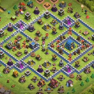 Town Hall Level 12 Farm Base Design 2025, Anti 2 Stars, Anti Everything, Layout #2200