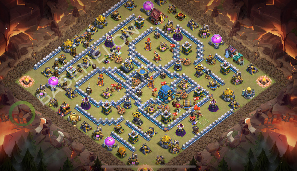 Town Hall Level 12 War Base Design 2025, Layout #2247
