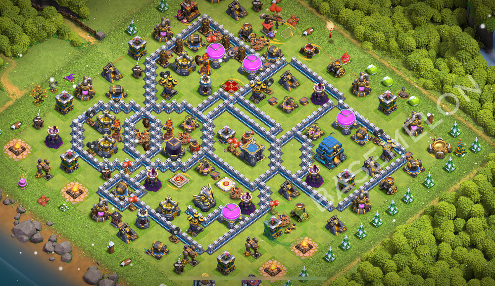 Town Hall Level 12 Farm Base Design 2025, Max Levels, Anti 3 Stars, Layout #2272