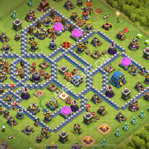 Town Hall Level 12 Farm Base Design 2025, Max Levels, Anti 3 Stars, Layout #2272