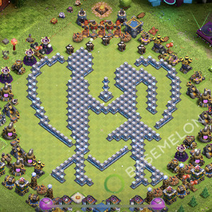 Town Hall Level 12 Progress Base Design 2025, Layout #2329