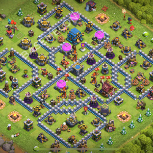 Town Hall Level 12 Trophy/Defense Base Design 2025, Anti Air, Anti 3 Stars, Layout #2334