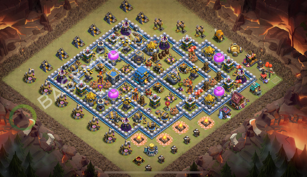 Hôtel de Ville Level 12 Guerre GDC Base  2025, Niveaux max, Anti Tout, Village #2339