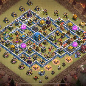 Hôtel de Ville Level 12 Guerre GDC Base  2025, Niveaux max, Anti Tout, Village #2339