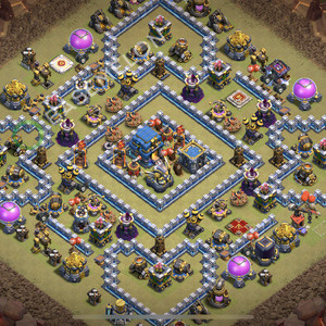 Town Hall Level 12 War Base Design 2025, Anti 2 Stars, Anti Everything, Layout #2370