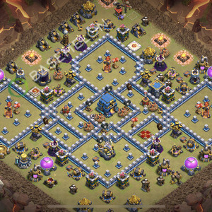 Town Hall Level 12 War Base Design 2025, Anti Everything, Layout #2382