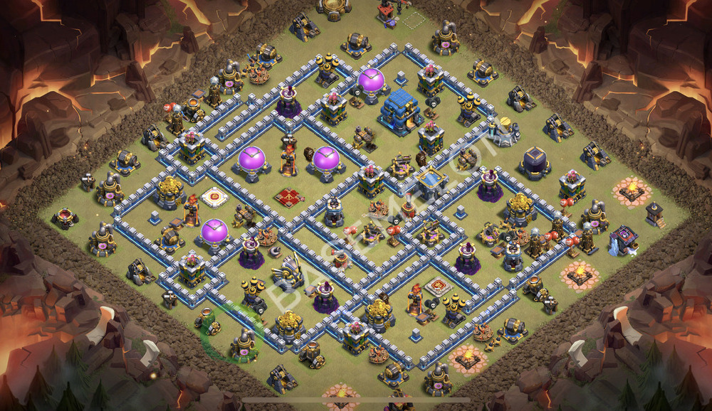 Town Hall Level 12 War Base Design 2025, Anti 3 Stars, Anti Everything, Layout #2403