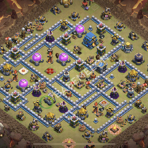 Town Hall Level 12 War Base Design 2025, Anti 3 Stars, Anti Everything, Layout #2403