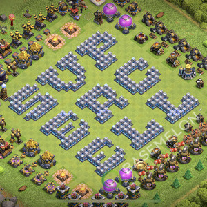 Town Hall Level 12 Progress Base Design 2025, Layout #2428