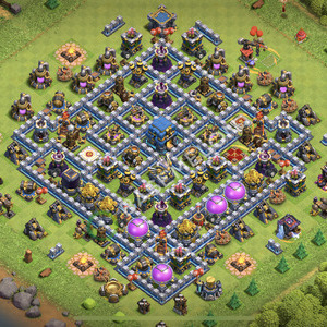 Town Hall Level 12 Farm Base Design 2026, Anti Everything, Layout #2480