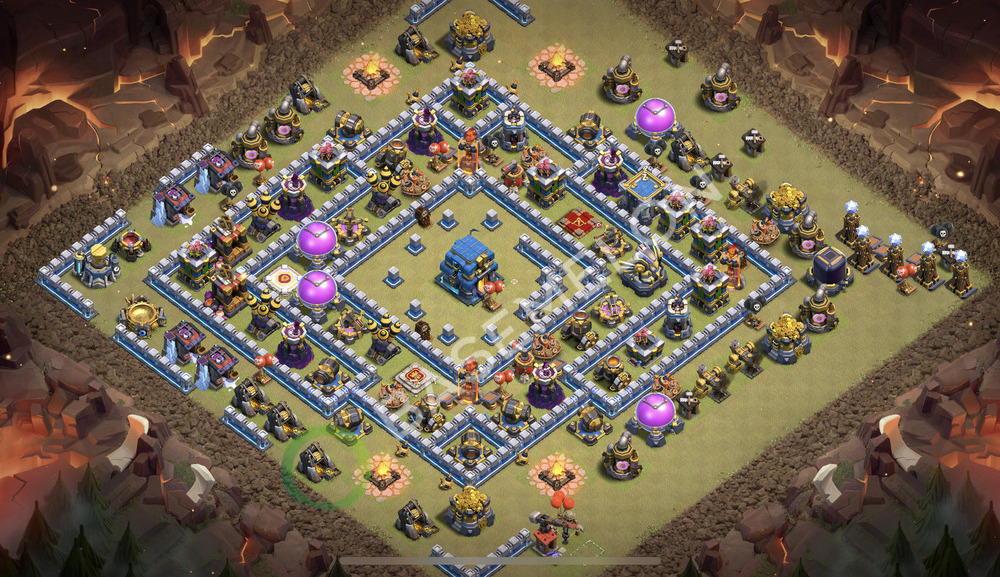 Town Hall Level 12 War Base Design 2026, Max Levels, Anti Everything, Layout #2600