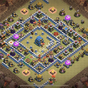 Town Hall Level 12 War Base Design 2026, Max Levels, Anti Everything, Layout #2600