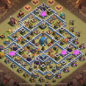 Town Hall Level 12 War Base Design 2026, Anti 2 Stars, Anti Everything, Layout #2604