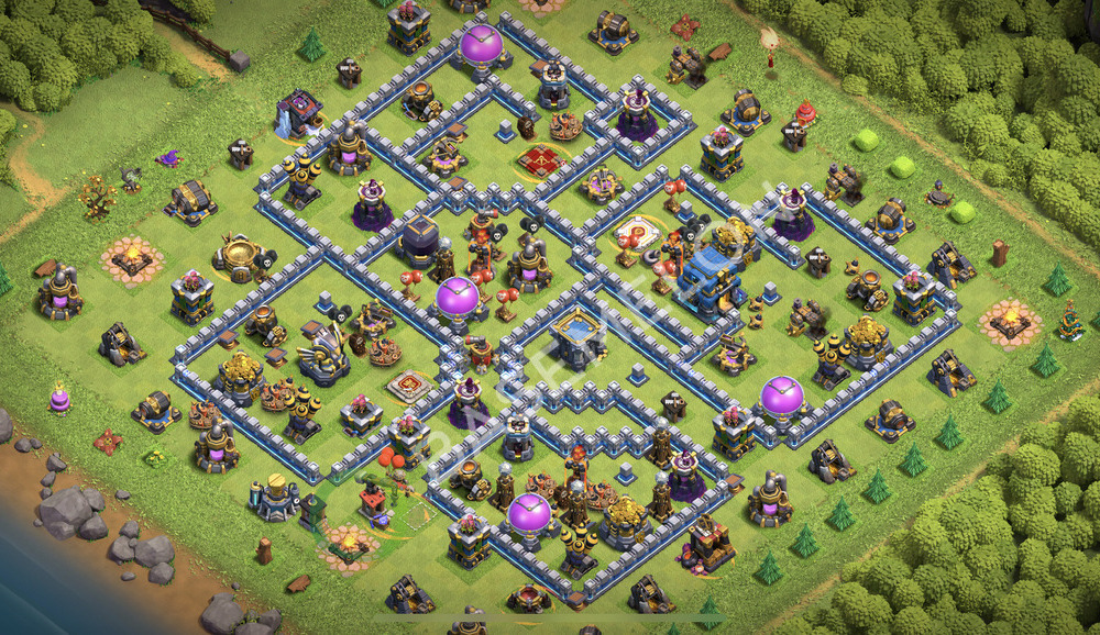Town Hall Level 12 Farm Base Design 2026, Anti 3 Stars, Anti Everything, Layout #2621