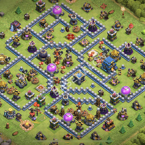 Town Hall Level 12 Farm Base Design 2026, Anti 3 Stars, Anti Everything, Layout #2621