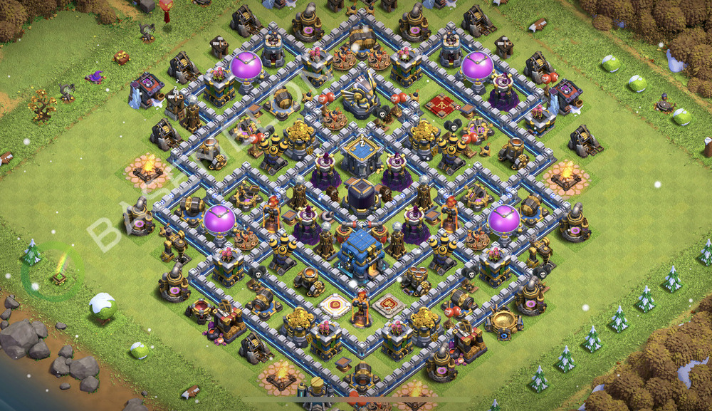 Aldea del Ayuntamiento Nivel 12 para Farming, Niveles Máximos, Anti Todo Diseño 2026, #2724