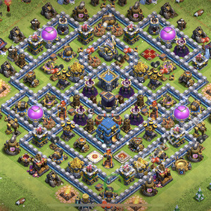 Aldea del Ayuntamiento Nivel 12 para Farming, Niveles Máximos, Anti Todo Diseño 2026, #2724