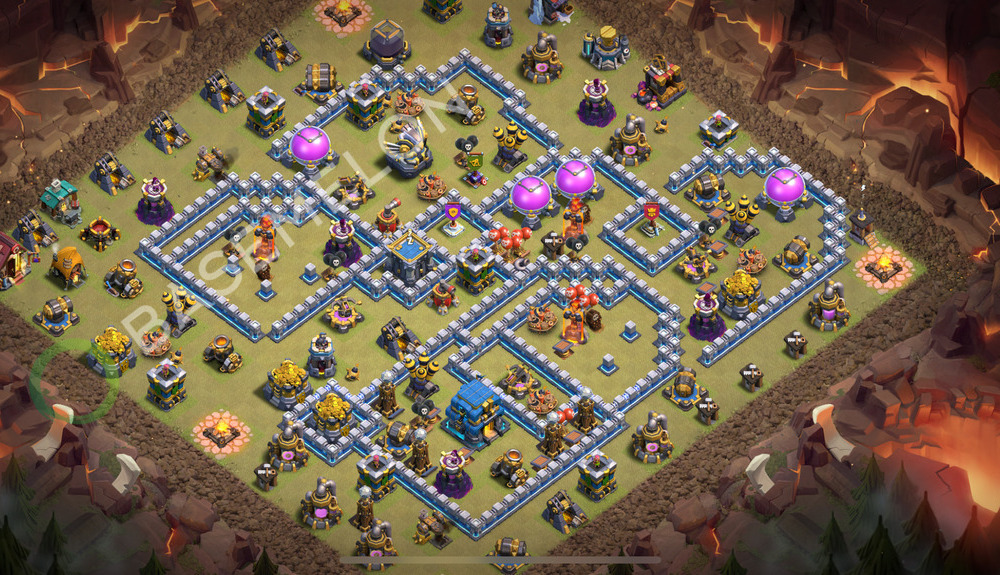 Town Hall Level 12 War Base Design 2026, Layout #2737