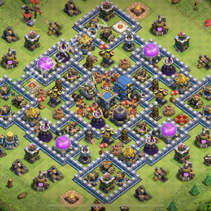 Town Hall Level 12 Farm Base Design 2026, Anti 2 Stars, Layout #2745