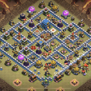 Hôtel de Ville Level 12 Guerre GDC Base  2026, Niveaux max, Anti Tout, Village #2874