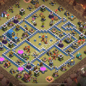 Town Hall Level 12 War Base Design 2026, Layout #2931