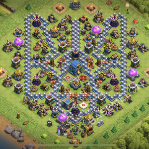 Town Hall Level 12 Trophy/Defense Base Design 2026, Layout #2945