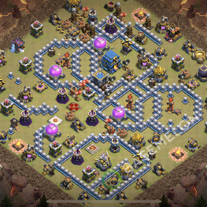 Town Hall Level 12 War Base Design 2026, Max Levels, Layout #2946