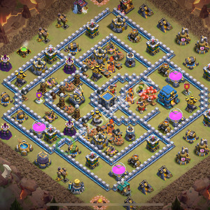 Town Hall Level 12 War Base Design 2026, Anti Everything, Layout #2952