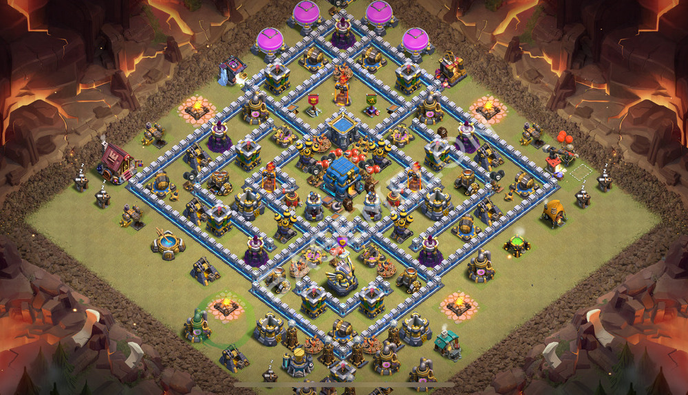 Town Hall Level 12 War Base Design 2026, Anti 2 Stars, Anti Air, Layout #2994