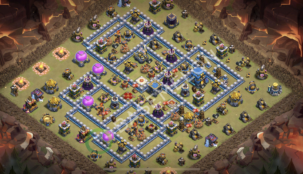 Town Hall Level 12 War Base Design 2026, Layout #2999