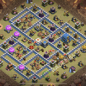 Town Hall Level 12 War Base Design 2026, Layout #2999